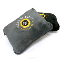 Asian Sun Travel Blanket Pillow Set